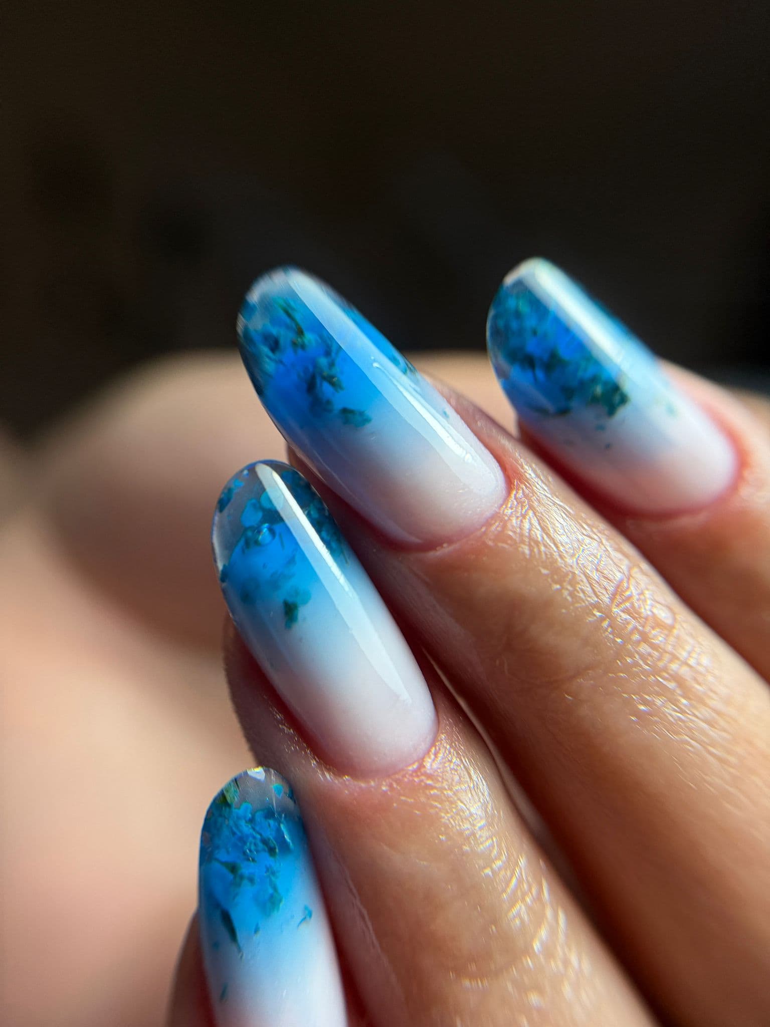 Blue marble detail